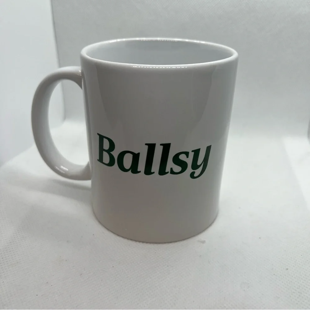 Ballsy Tommy John Logo Coffee Mug Cup please Read.